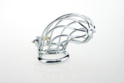 Bird Cage Stainless Steel Male Chastity Device Cage Locking - Image 4