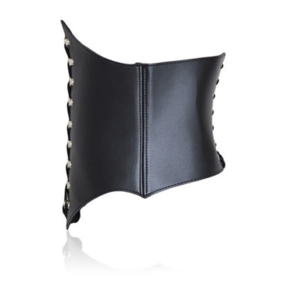 Faux Leather Adjustable Waist Corset - Image 5