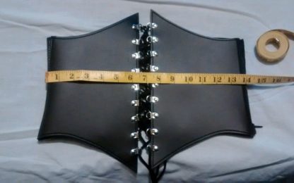 Faux Leather Adjustable Waist Corset - Image 6