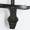 Faux Leather Female Locking Chastity Belt Device - Image 3