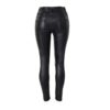 Fitted Womens Stretch Faux Leather Jeans Pants Leggings - Image 2