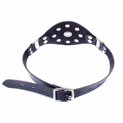 Inflatable Faux Leather Ball Mouth Pump Gag - Image 7