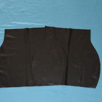 Womens Black Moulded Latex/Rubber Mini Skirt 100% Natural Rubber Skirt - Image 4