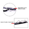 Large 45mm Butterfly/Spider Open Mouth Gag Stainless Steel Faux Leather - Image 5
