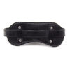 Faux Leather Sponge Locking Panel Ball Gag With Lock - Image 3