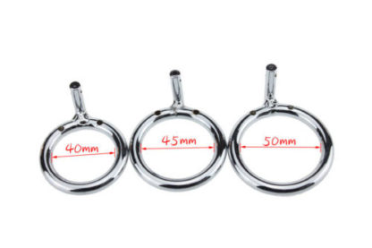 Replacement/Spare 40/45/50mm Sized Rings For Bird Cage & Ring Cage Chastity Device - Image 2