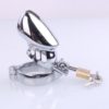 Short Stainless Steel Male Chastity Device Locking Tube Cage - Image 2
