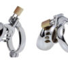 Short Stainless Steel Male Chastity Device Locking Tube Cage - Image 3
