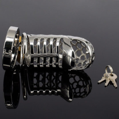 Viper Snake Metal Stainless Steel Male Chastity Device Cock Cage Penis Cage - Image 8