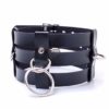 Faux Leather 3 Band Neck Collar - Image 6