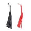 48cm Faux Leather Tails Whip Flogger Black/Red