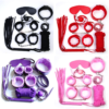 7pc Faux Leather Bondage Set - 4 Colours Available