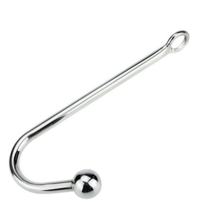 Stainless Steel 30*250 mm Metal Butt Anal Plug Hook