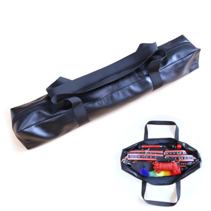 Large Capacity PU Faux Leather Sex/Bondage Toy Storage Bag