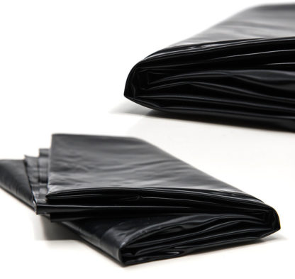 Black Wetlook PVC Style Waterproof Double Bed Sheet