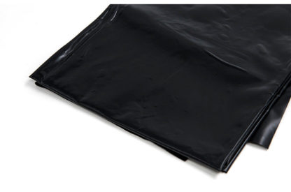 Black Wetlook PVC Style Waterproof Double Bed Sheet - Image 2