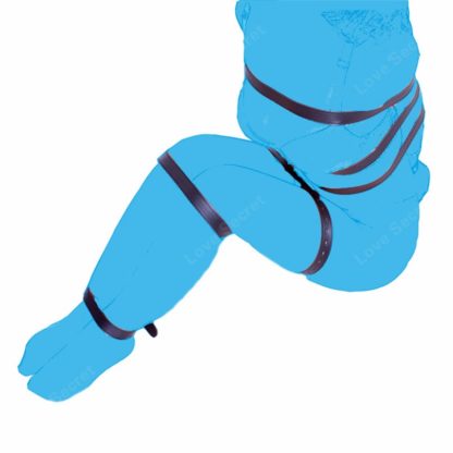 Faux Leather 7pc High Quality Fetish Adjustable Bondage Belts Body Straps - Image 9