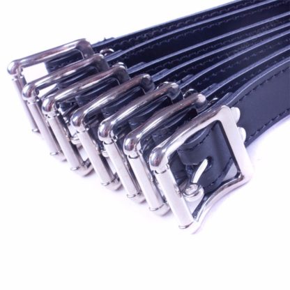 Faux Leather 7pc High Quality Fetish Adjustable Bondage Belts Body Straps - Image 2