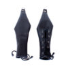 Faux Leather Female Lace Up Bondage Gloves Mittens - Image 2
