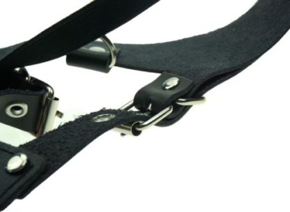 Real Leather Female Electro Shock Bondage Belt Thong - Image 10