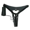Real Leather Female Electro Shock Bondage Belt Thong - Image 6