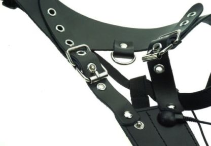 Real Leather Female Electro Shock Bondage Belt Thong - Image 9