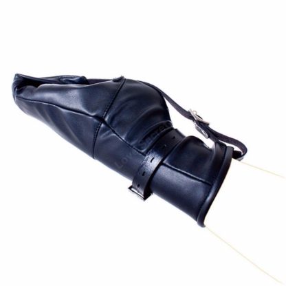 Female Feet Restraint Faux Leather Foot Bondage Booties Socks - Image 2