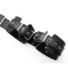 Faux Leather 'Buckle' Neck Collar To Hand Restraint Wrist Cuffs - Image 4
