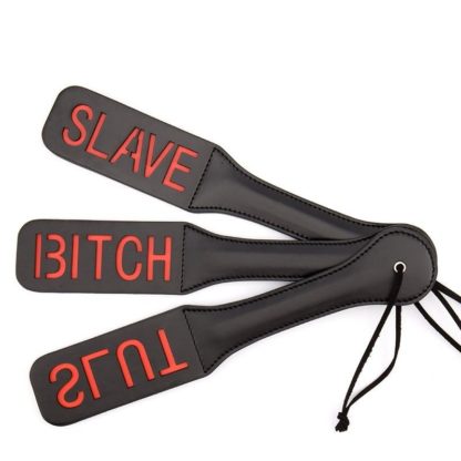Faux Leather Spanking Paddle 3 Styles Available 32cmx6cm