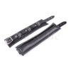 Black Premium Detachable Faux Leather Stainless Steel Spreader Bar Hand Cuffs - Image 8