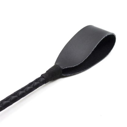 60cm Faux Leather Riding Crop Horse Whip Flogger Paddle - Image 3