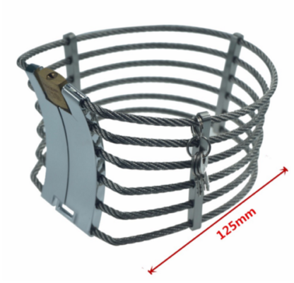 Female Stainless Steel Locking Neck Posture Collar 120/130mm - Image 2