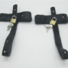 Style 1 Faux Leather High Heel Shoes Locking Straps With Locks - Image 2