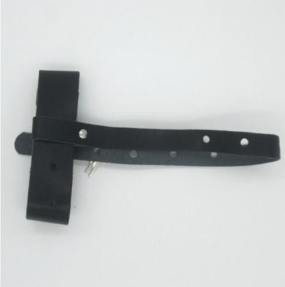 Style 1 Faux Leather High Heel Shoes Locking Straps With Locks - Image 3