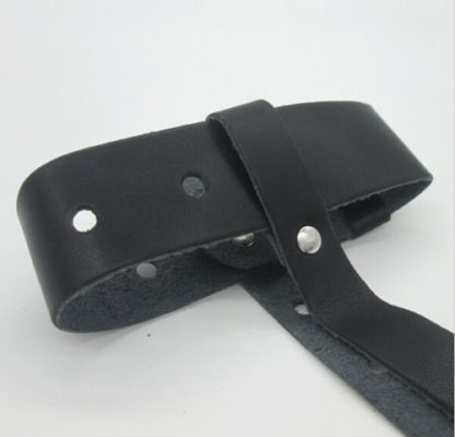 Style 1 Faux Leather High Heel Shoes Locking Straps With Locks - Image 4