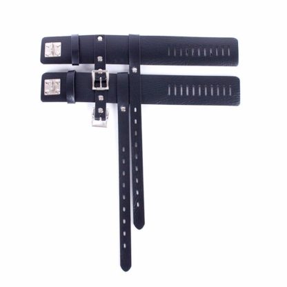 Style 2 Faux Leather High Heel Shoes Locking Straps With Locks - Image 2