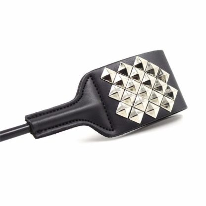 53cm Faux Leather Rivets Bondage Whip Flogger Paddle - Image 5