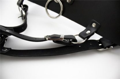 PU Faux Leather Orgasm Belt Female Chastity Belt - Image 4