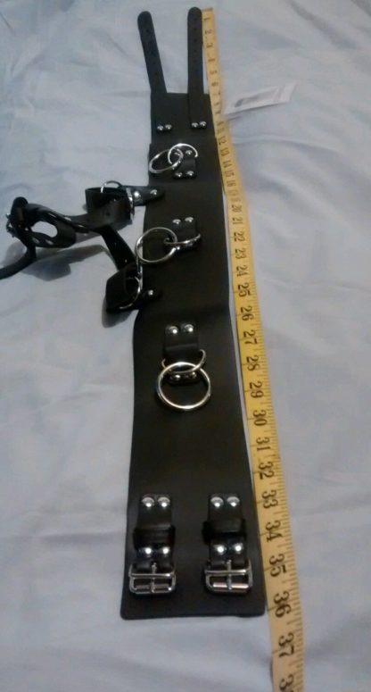 PU Faux Leather Orgasm Belt Female Chastity Belt - Image 5