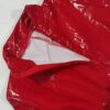 Shiny Wetlook Womens Catsuit 3 Way Zip Red or Black - Image 13
