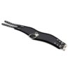 Black Faux Leather Posture Bondage Neck Collar Twin Buckle - Image 5