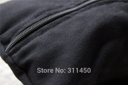 Black Canvas Full Body Binding Bondage Suit Sleep Sack Bag With Straps - Image 6