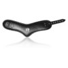 Black Faux Leather Soft Sponge Padded Posture Bondage Neck Collar - Image 3
