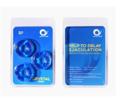 Silicone Erection Enhancing Penis Cock Rings Premature Ejaculation ED Solution
