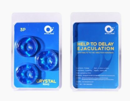 Silicone Erection Enhancing Penis Cock Rings Premature Ejaculation ED Solution - Image 2