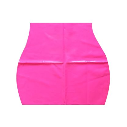 Womens Pink Moulded Latex/Rubber Mini Skirt 100% Natural Rubber Skirt - Image 2