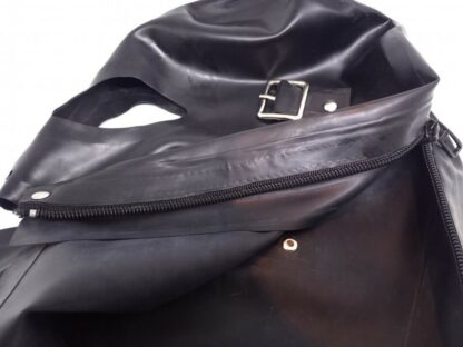 Latex Rubber Hood Full Enclosure Set With Eyeshade Cover - 2x Mouth Cover/Gag - Image 6