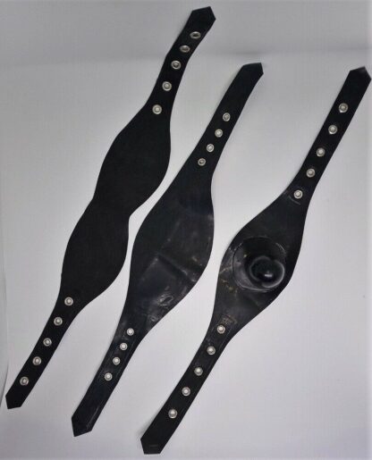 Latex Rubber Hood Full Enclosure Set With Eyeshade Cover - 2x Mouth Cover/Gag - Image 7