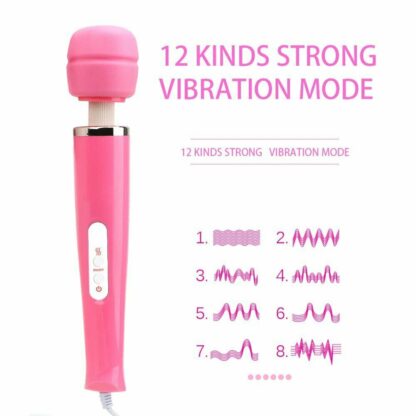 Large Vibrating Wand Full Body Sports Massager - Mains Powered UK - Image 2