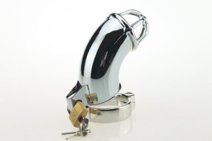 Cage Cap Stainless Steel Male Chastity Device Cock Cage Penis Cage Locking - Image 6